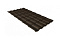 Профиль волновой Кредо Grand Line 0,5 GreenCoat Pural BT RR 32 темно-коричневый (RAL 8019 серо-коричневый)